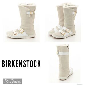 Danbury Shearling White Suede/Patent Leather Tall Boots